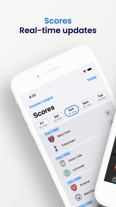 Emulate iPhone app Live Scores - Football using MyAndroid Emulate iPhone app Live Scores - Football using MyAndroid