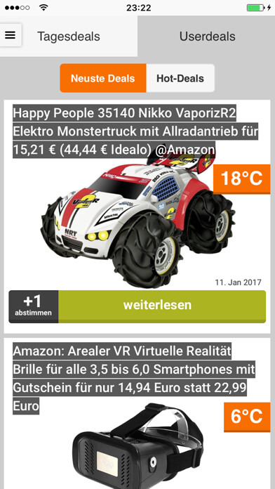 Emulate iPhone app Liveshopping Aktuell using MyAndroid