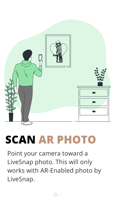 Emulate iPhone app LiveSnap AR using MyAndroid