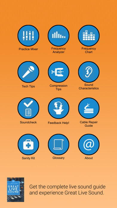 Emulate iPhone app Live Sound Guide using MyAndroid
