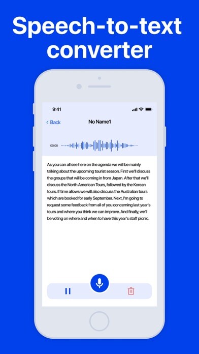 Emulate iPhone app Live Transcribe: Voice to text using MyAndroid