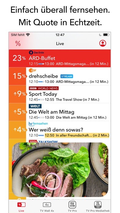 Emulate iPhone app Live TV Fernsehen IP TV using MyAndroid Emulate iPhone app Live TV Fernsehen IP TV using MyAndroid