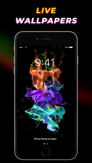 Emulate iPhone app Live Wallpaper 3D using MyAndroid