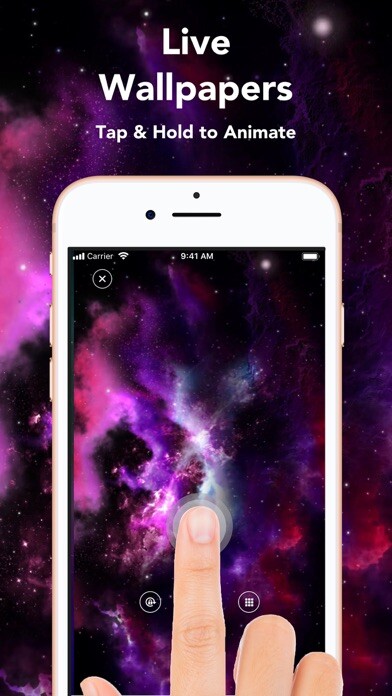 Emulate iPhone app Live Wallpaper for Lock Screen using MyAndroid