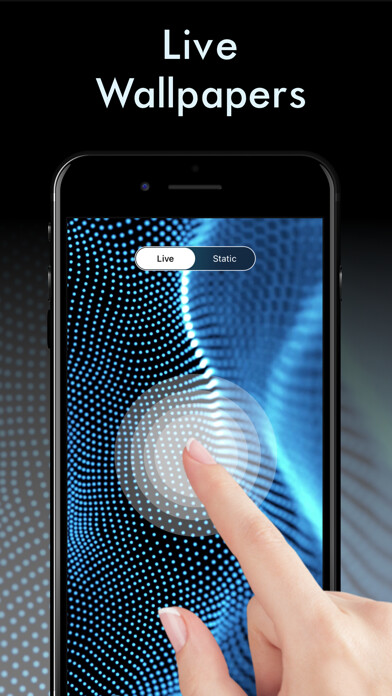 Emulate iPhone app Live Wallpaper - HD Background using MyAndroid