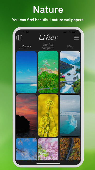 Emulate iPhone app Live Wallpaper & Maker - Liker using MyAndroid