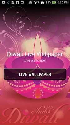 Emulate Android APK Live Wallpaper of Diwali 2018