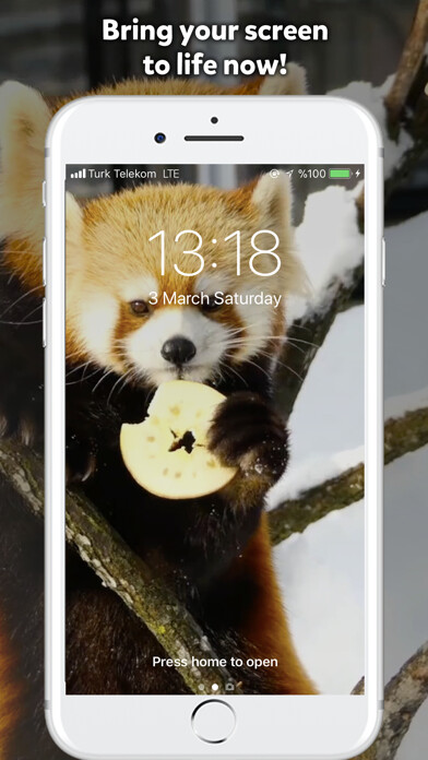 Emulate iPhone app Live Wallpaper Plus using MyAndroid
