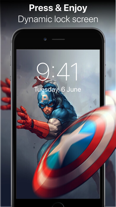 Emulate iPhone app Live Wallpapers 3d & HD Themes using MyAndroid