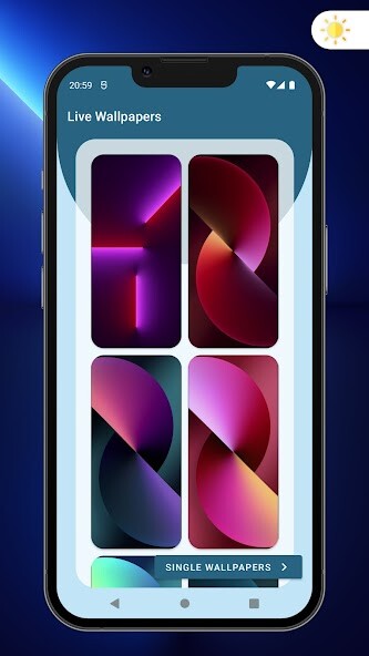 Run android online APK Live Wallpapers for iPhone 13 from MyAndroid or emulate Live Wallpapers for iPhone 13 using MyAndroid