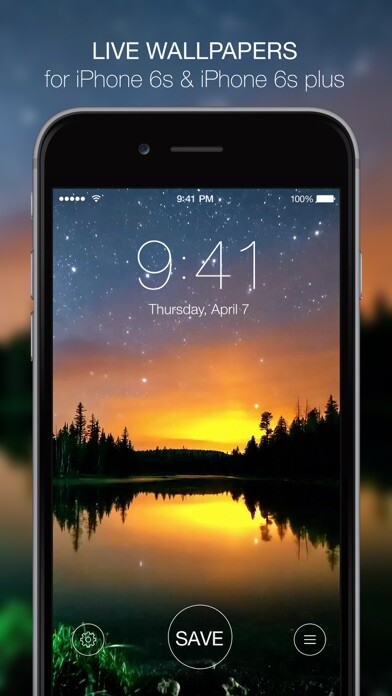 Emulate iPhone app Live Wallpapers for iPhone 6s - Free Animated Themes and Custom Dynamic Backgrounds using MyAndroid