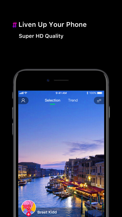 Emulate iPhone app Live Wallpapers HD & iTheme using MyAndroid