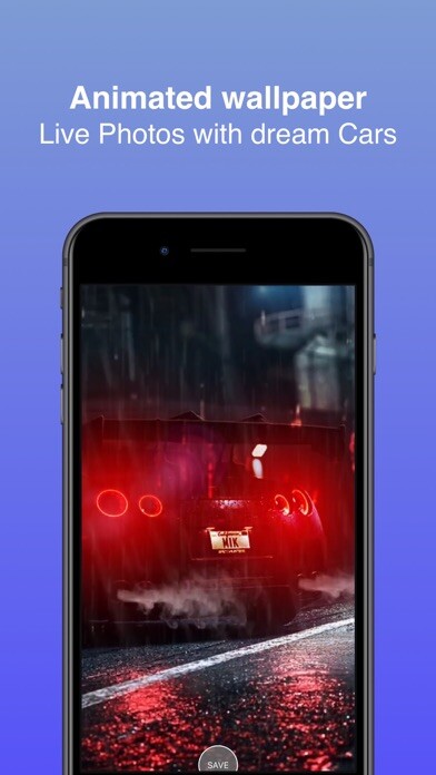 Emulate iPhone app Live Wallpapers Xtreme Cars HD using MyAndroid
