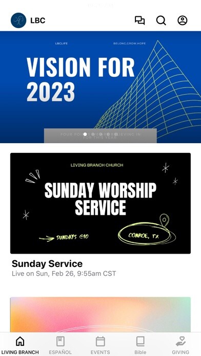Emulate iPhone app Living Branch Church using MyAndroid Emulate iPhone app Living Branch Church using MyAndroid