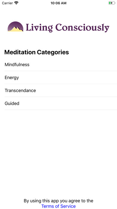 Emulate iPhone app Living Consciously using MyAndroid Emulate iPhone app Living Consciously using MyAndroid