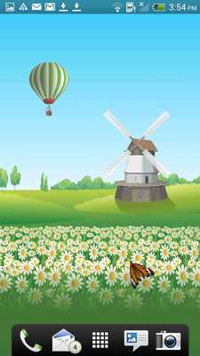 Emulate Android APK Living Garden Live Wallpaper