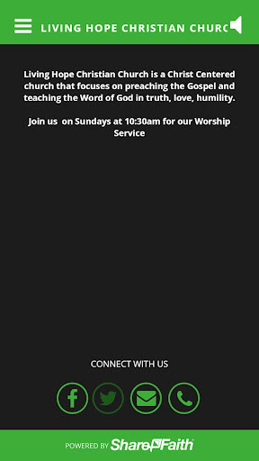 Run android online APK Living Hope Christian Church from MyAndroid or emulate Living Hope Christian Church using MyAndroid