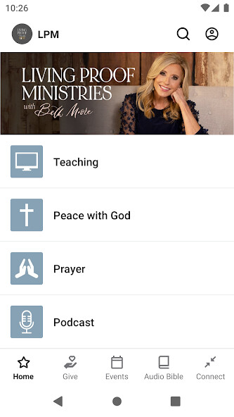 Emulate iPhone app Living Proof with Beth Moore using MyAndroid Emulate iPhone app Living Proof with Beth Moore using MyAndroid