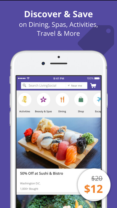 Emulate iPhone app LivingSocial - Deals & More using MyAndroid