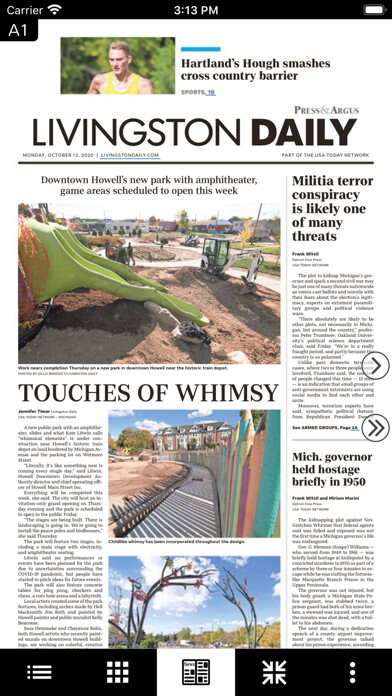 Emulate iPhone app Livingston Daily eEdition using MyAndroid Emulate iPhone app Livingston Daily eEdition using MyAndroid