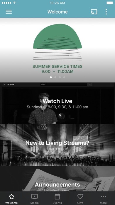 Emulate iPhone app Living Streams Church using MyAndroid Emulate iPhone app Living Streams Church using MyAndroid