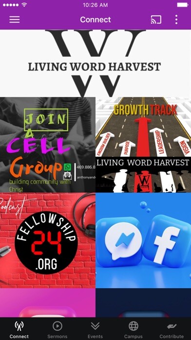 Emulate iPhone app Living Word Harvest of Dallas using MyAndroid Emulate iPhone app Living Word Harvest of Dallas using MyAndroid