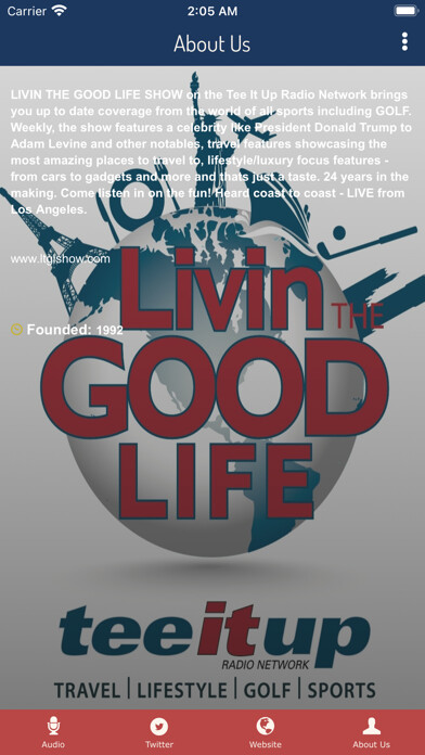 Emulate iPhone app LIVIN THE GOOD LIFE SHOW using MyAndroid Emulate iPhone app LIVIN THE GOOD LIFE SHOW using MyAndroid
