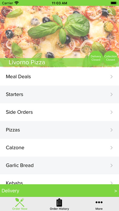 Emulate iPhone app Livorno Pizza - WF8 2LY using MyAndroid Emulate iPhone app Livorno Pizza - WF8 2LY using MyAndroid