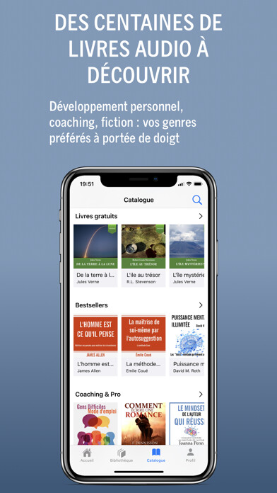 Emulate iPhone app LivreAud.io using MyAndroid