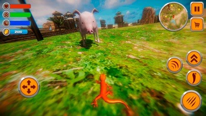 Emulate iPhone app Lizard Life Survival Simulator using MyAndroid