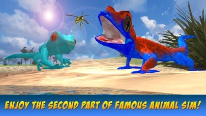 Emulate iPhone app Lizard Wild Life Simulator 3D using MyAndroid