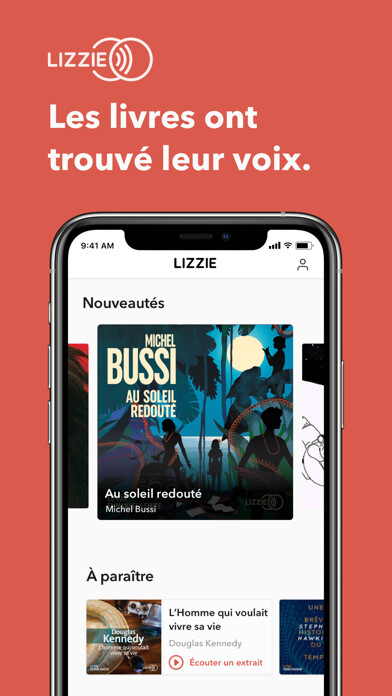 Emulate iPhone app Lizzie : Livres Audio using MyAndroid