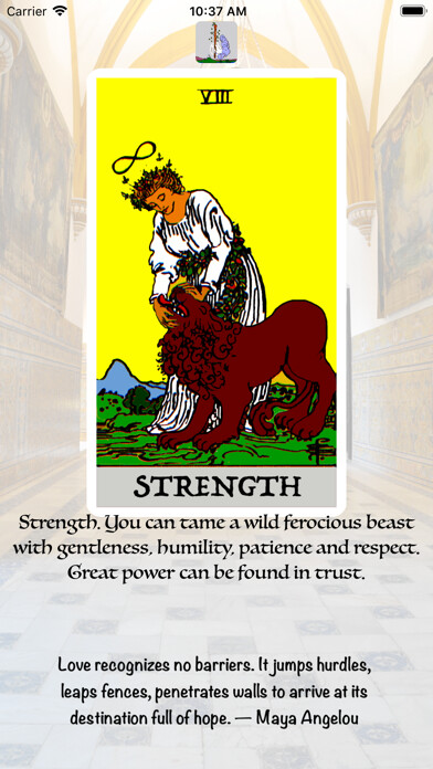 Emulate iPhone app Lizzy Love Tarot using MyAndroid Emulate iPhone app Lizzy Love Tarot using MyAndroid