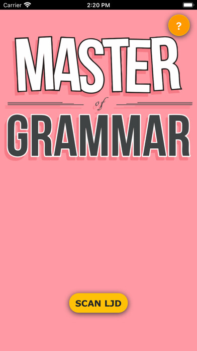 Emulate iPhone app LJD Master of Grammar using MyAndroid Emulate iPhone app LJD Master of Grammar using MyAndroid