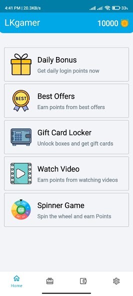 Run android online APK LKgamer - Get Game Credits from MyAndroid or emulate LKgamer - Get Game Credits using MyAndroid