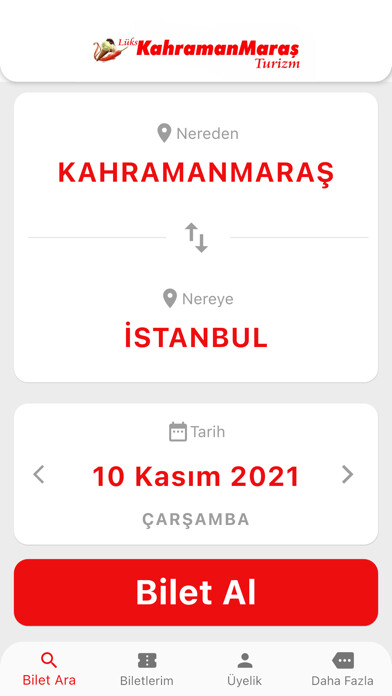 Emulate iPhone app Lüks Kahramanmaraş Turizm using MyAndroid Emulate iPhone app Lüks Kahramanmaraş Turizm using MyAndroid
