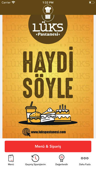 Emulate iPhone app Lüks Pastanesi using MyAndroid Emulate iPhone app Lüks Pastanesi using MyAndroid