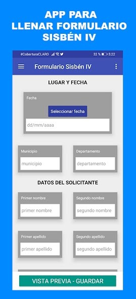 Run android online APK Llenar formulario Sisbén IV from MyAndroid or emulate Llenar formulario Sisbén IV using MyAndroid