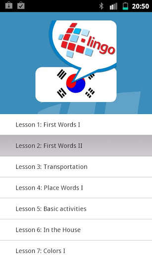 Emulate Android APK L-Lingo Learn Korean