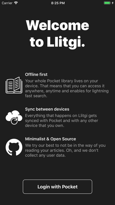 Emulate iPhone app Llitgi for Pocket using MyAndroid Emulate iPhone app Llitgi for Pocket using MyAndroid