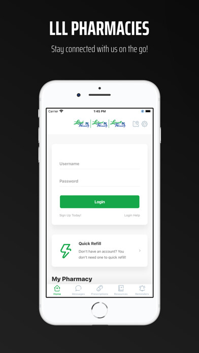 Emulate iPhone app LLL Pharmacies using MyAndroid Emulate iPhone app LLL Pharmacies using MyAndroid
