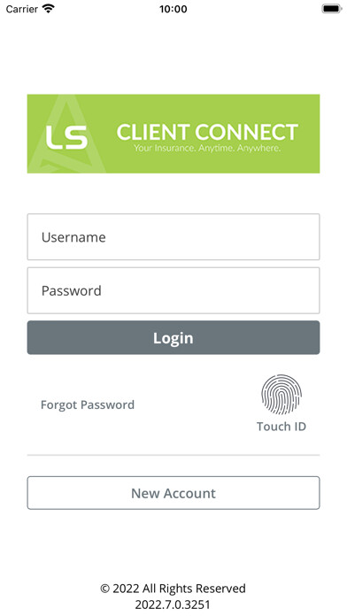 Emulate iPhone app Lloyd Sadd Client Connect using MyAndroid
