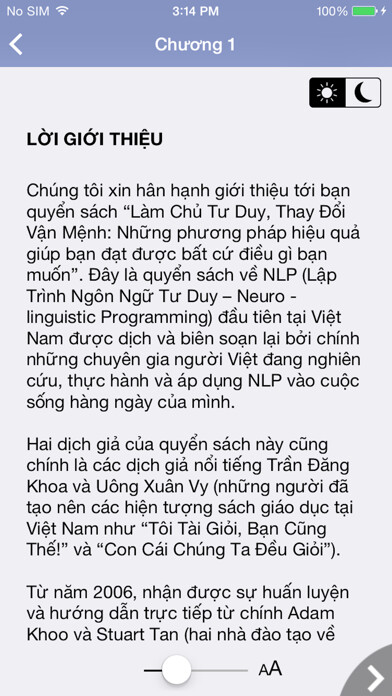Emulate iPhone app Làm chủ tư duy, thay đổi vận mệnh using MyAndroid Emulate iPhone app Làm chủ tư duy, thay đổi vận mệnh using MyAndroid