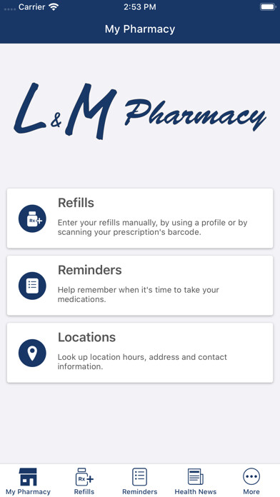 Emulate iPhone app L&M Pharmacy using MyAndroid Emulate iPhone app L&M Pharmacy using MyAndroid