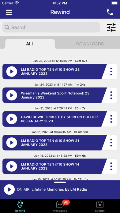 Emulate iPhone app LM Radio SA using MyAndroid