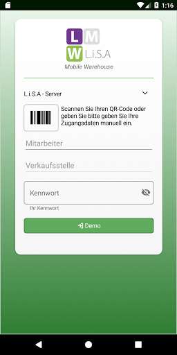 Run android online APK LMW - L.i.S.A Mobile Warehouse from MyAndroid or emulate LMW - L.i.S.A Mobile Warehouse using MyAndroid