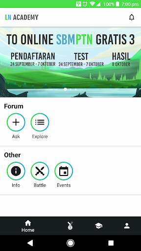 Run android online APK LN Academy (Beta) : TRY OUT SBMPTN - STAN 2019 from MyAndroid or emulate LN Academy (Beta) : TRY OUT SBMPTN - STAN 2019 using MyAndroid