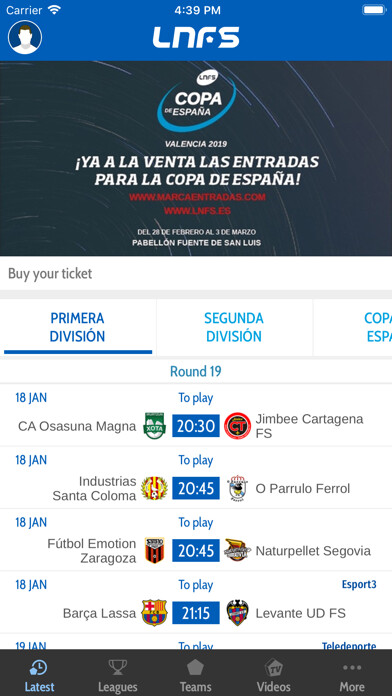 Emulate iPhone app LNFS FUTSAL using MyAndroid Emulate iPhone app LNFS FUTSAL using MyAndroid