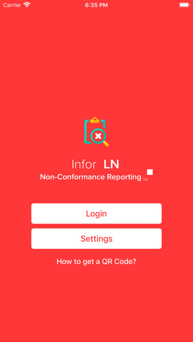 Emulate iPhone app LN Non-Conformance Reporting using MyAndroid Emulate iPhone app LN Non-Conformance Reporting using MyAndroid