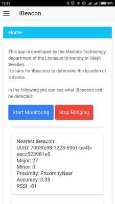 Emulate Android APK LNU Beacon